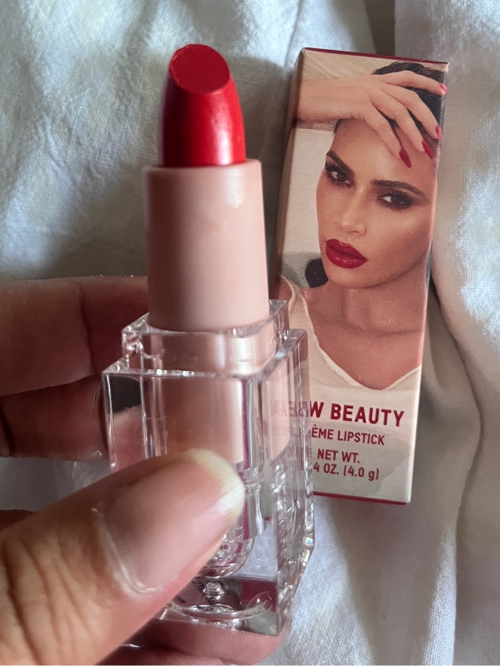 KKW Beauty Classic Red Creme Lipstick NIB discontinued